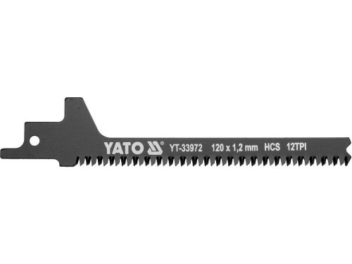 Yato Szablyafűrészlap fához 120 mm / 12 TPI (ívelt vágáshoz)