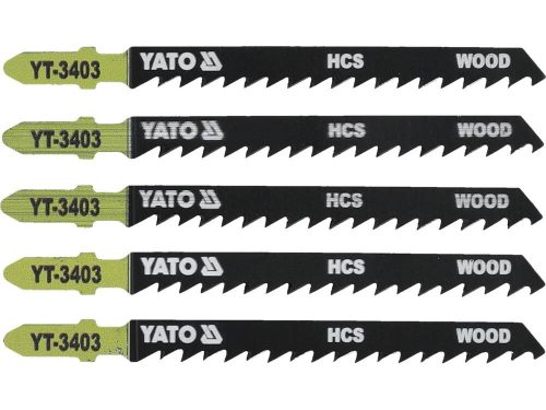 Yato dekopírfűrészlap T6TPI 100/75 mm HCS (5 db/csomag) 8 mm