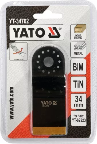 Yato fűrészlap multifunkciós géphez 34 mm bimetál-titán-nitrid
