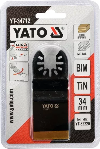 Yato fűrészlap multifunkciós géphez 34 mm bimetál-titán-nitrid