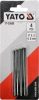 Yato bőrlyukasztó készlet 4 részes 2-5 mm