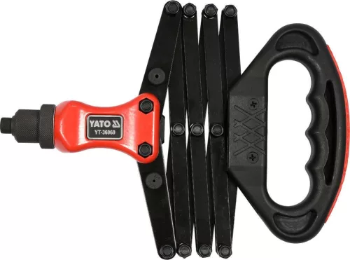 Yato harmónikás popszegecsfogó 250-810 mm (2,4-6,4 mm)