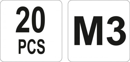 Yato acél szegecsanya M3 (20 db/cs)