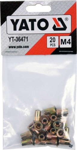 Yato acél szegecsanya M4 (20 db/cs)