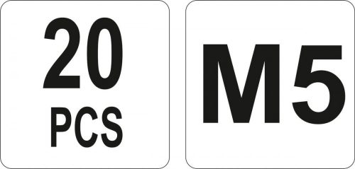 Yato acél szegecsanya M5 (20 db/cs)