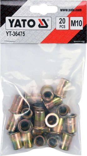 Yato acél szegecsanya M10 (20 db/cs)