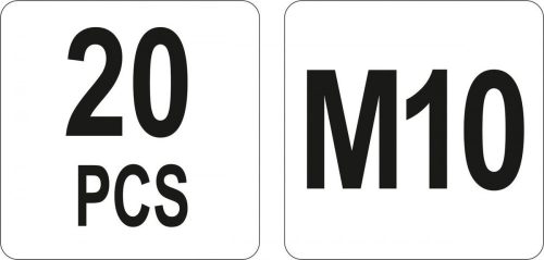 Yato acél szegecsanya M10 (20 db/cs)
