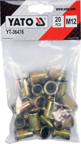 Yato acél szegecsanya M12 (20 db/cs)