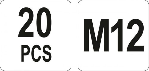 Yato acél szegecsanya M12 (20 db/cs)
