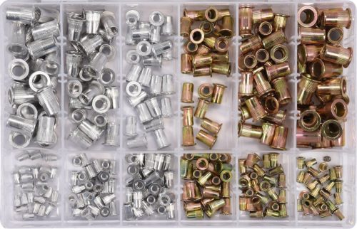 Yato alumínium és acél szegecsanya készlet 300 részes