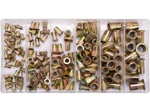 Yato acél szegecsanya készlet 150 részes