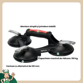 Yato üvegtábla fogó tripla alumínium