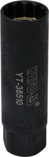 Yato vékonyfalú gyertyakulcs 3/8" 14 mm / 63 mm