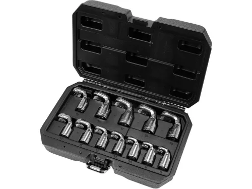 Yato nyitott csillag-dugókulcs készlet 12 részes 3/8" 8-19 mm CrV