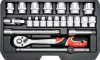 Yato dugókulcs készlet 22 részes 3/8" 6-22 mm CrV