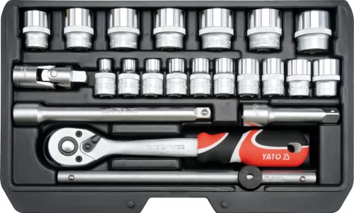 Yato dugókulcs készlet 22 részes 3/8" 6-22 mm CrV