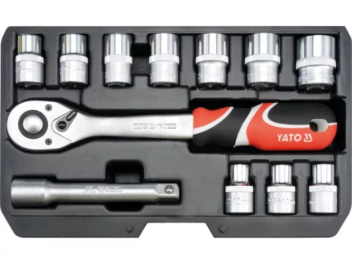 Yato dugókulcs készlet 12 részes 1/2" 10-24 mm CrV