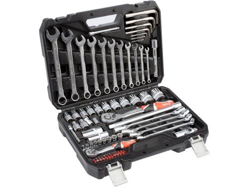 Yato dugókulcs készlet 77 részes 1/4", 1/2" CrV