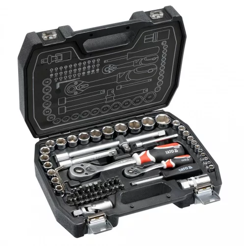 Yato dugókulcs készlet 72 részes 1/4", 1/2" CrV