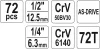 Yato dugókulcs készlet 72 részes 1/4", 1/2" CrV