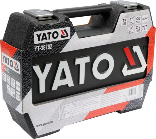 Yato dugókulcs készlet 72 részes 1/4", 1/2" CrV