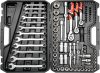 Yato dugókulcs készlet 111 részes 1/4", 3/8", 1/2" CrV