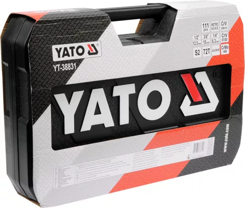 Yato dugókulcs készlet 111 részes 1/4", 3/8", 1/2" CrV