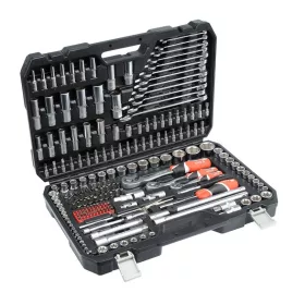 Yato dugókulcs készlet 216 részes 1/4", 3/8", 1/2" CrV