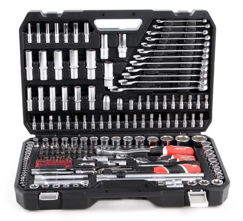Yato dugókulcs készlet 216 részes 1/4", 3/8", 1/2" CrV