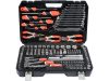 Yato szerszámkészlet 129 részes 1/4", 3/8", 1/2" CrV CrMo