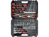 Yato szerszámkészlet 129 részes 1/4", 3/8", 1/2" CrV CrMo