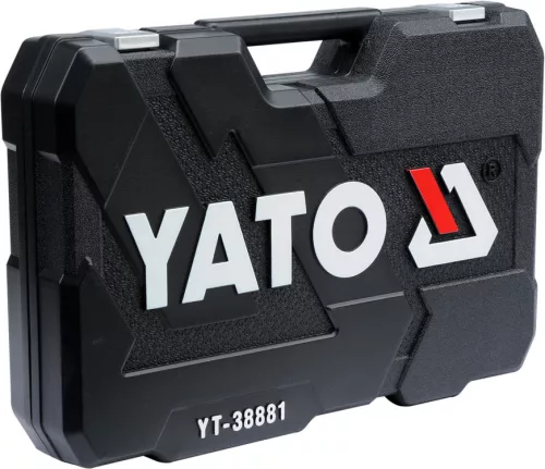 Yato szerszámkészlet 129 részes 1/4", 3/8", 1/2" CrV CrMo