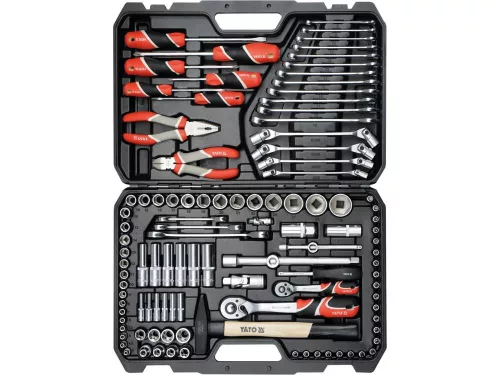 Yato szerszámkészlet 109 részes 1/4", 1/2" CrV CrMo