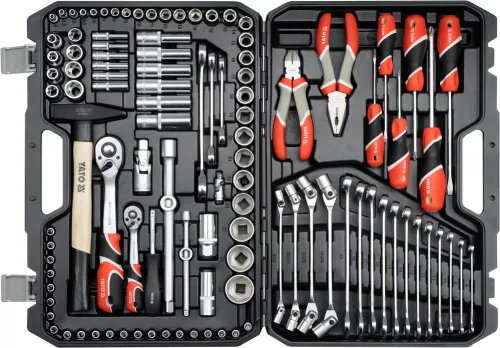 Yato szerszámkészlet 109 részes 1/4", 1/2" CrV CrMo