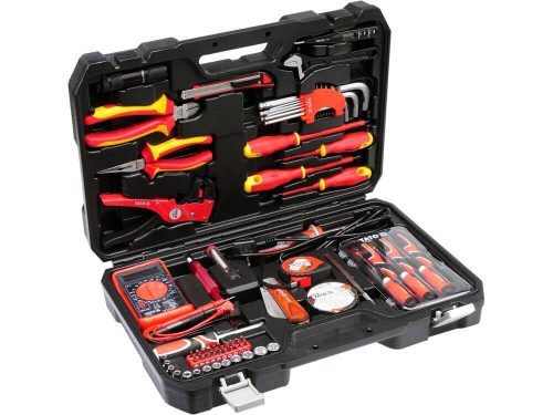Yato szigetelt szerszámkészlet villanyszerelőknek 68 részes 1/4" 1000 V CrV