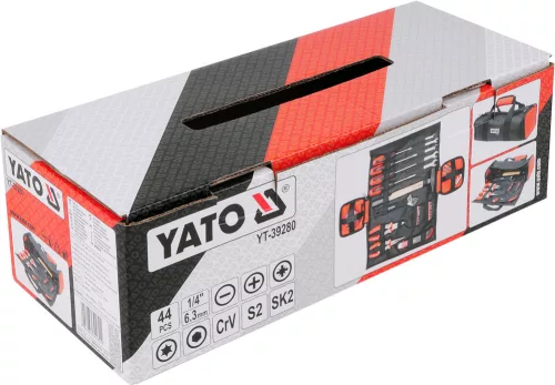 Yato szerszámkészlet 44 részes 1/4" CrV
