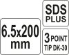 Yato betonfúró 6,5x200 mm SDS Plus