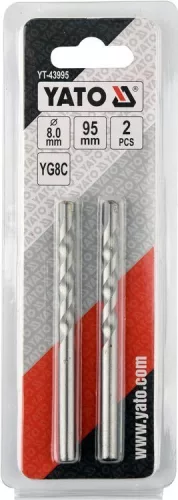 Yato központosító fúró körkivágóhoz 8 x 95 mm (2 db/cs)