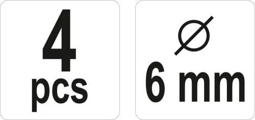 Yato tipli jelölő 6 mm (4 db/cs)