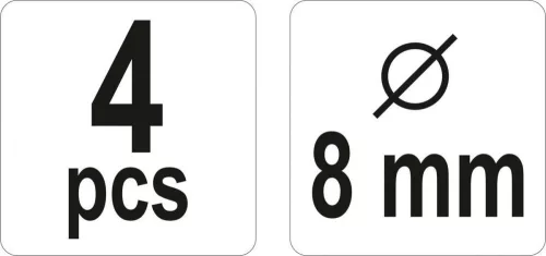 Yato tipli jelölő 8 mm (4 db/cs)