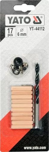 Yato tipliző készlet 6 mm 17 részes