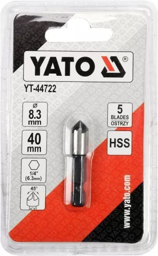 Yato kúpos süllyesztő fémre 8,3 mm bit befogású HSS