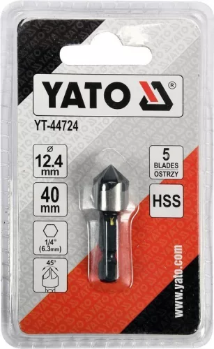 Yato kúpos süllyesztő fémre 12,4 mm bit befogású HSS