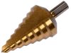 Yato lépcsős fúró 10-45 mm 8 lépcsős HSS titán-nitrid