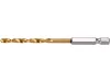 Yato csigafúró 4,0 x 95 / 43 mm HSS-TiN bit befogású