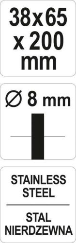 Yato csőkefe fúrógépbe inox 38 mm