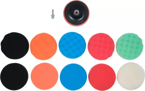 Yato tépőzáras polírozókorong készlet 12 részes 125 mm M14