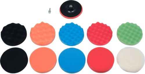 Yato tépőzáras polírozókorong készlet 12 részes 150 mm M14