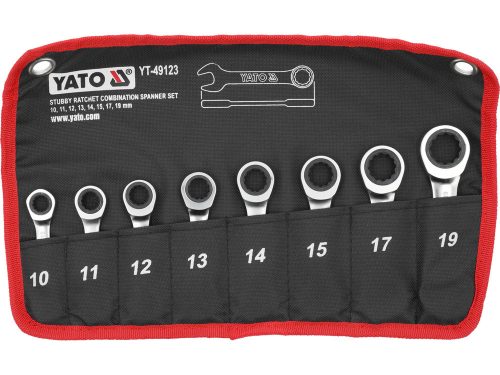 Yato racsnis csillag-kulcs készlet 8 db-os