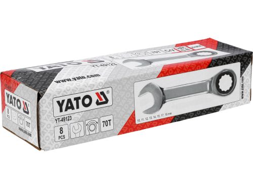 Yato racsnis csillag-kulcs készlet 8 db-os